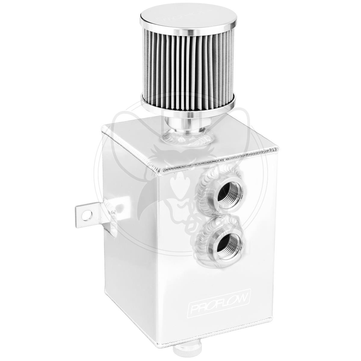 PROFLOW PFE OIL CATCH CAN WITH BREATHER POLISHED