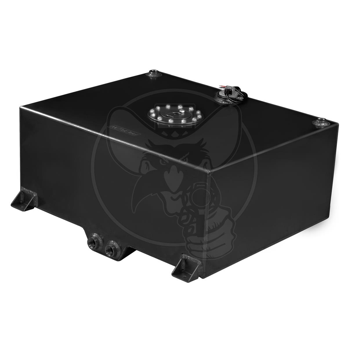 PROFLOW ALUM FUEL CELL 15-GAL/57L W/SENDER 510 x 460 x 260mm BLACK