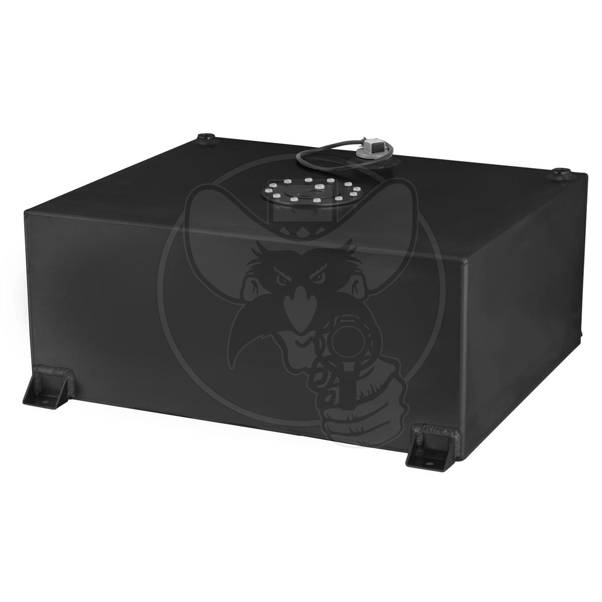 PROFLOW ALUM FUEL CELL FLAT BOTTOM 76L W/SENDER 620x510x260m BLK