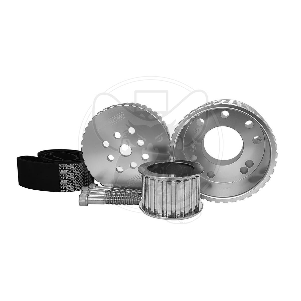 PFEGK80258 PROFLOW GILMER DRIVE KIT FITS HOLDEN COMMODORE V8 253 308 SILVER