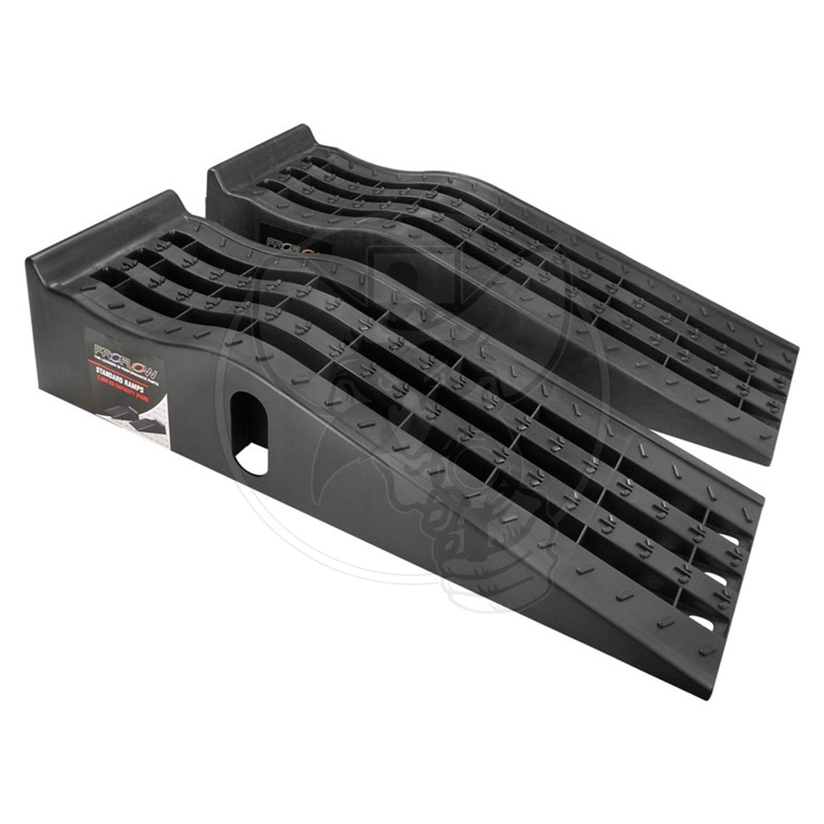 PROFLOW CAR RAMPS 160mm LIFT 1000KG CAPACITY EACH BLACK PAIR