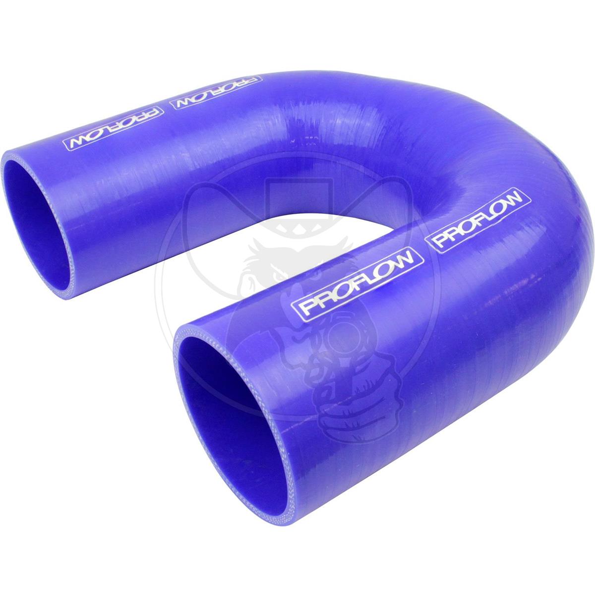 PROFLOW SILICONE HOSE 5.00" 180° ELBOW BLUE