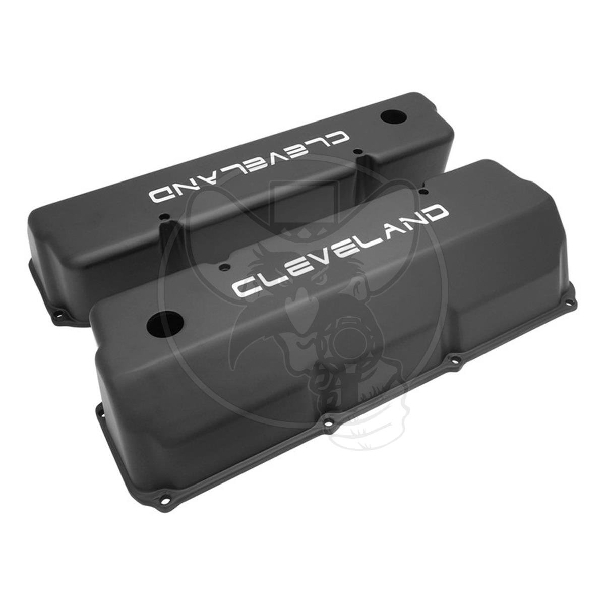 PROFLOW CAST VALVE COVERS FITS FORD CLEVELAND 302 351C 302 351 BLACK