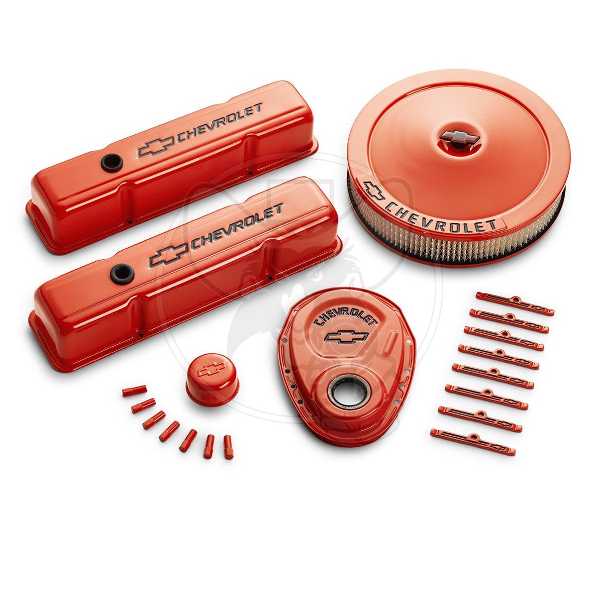 PROFORM ENGINE DRESS UP KIT FITS CHEV ORANGE WITH LOGO FITS CHEV SB