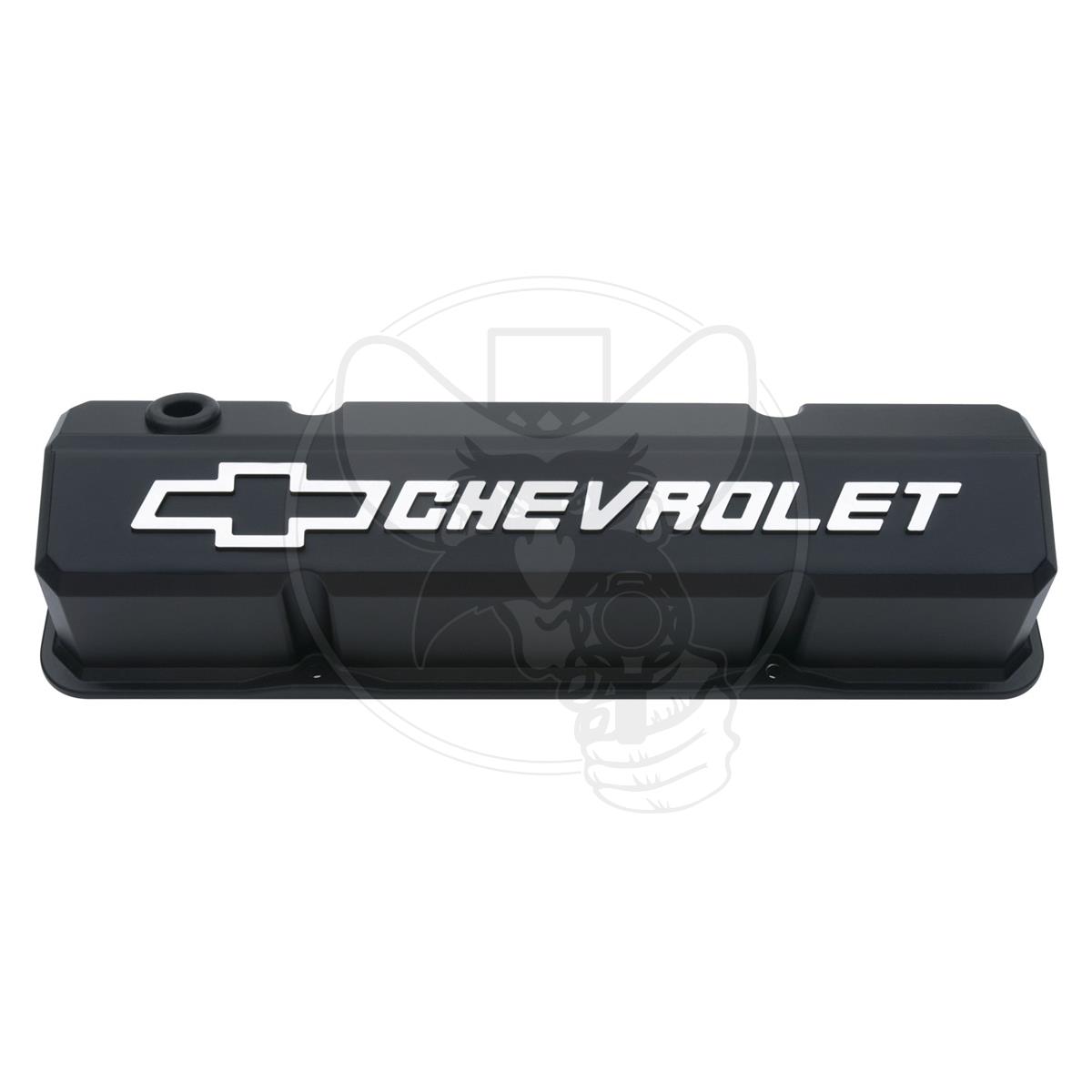 Black chevrolet store valve covers