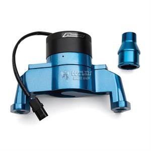 PROFORM ALUMINUM ELECTRIC WATER PUMP W/FITTING FITS CHEV SB BLUE