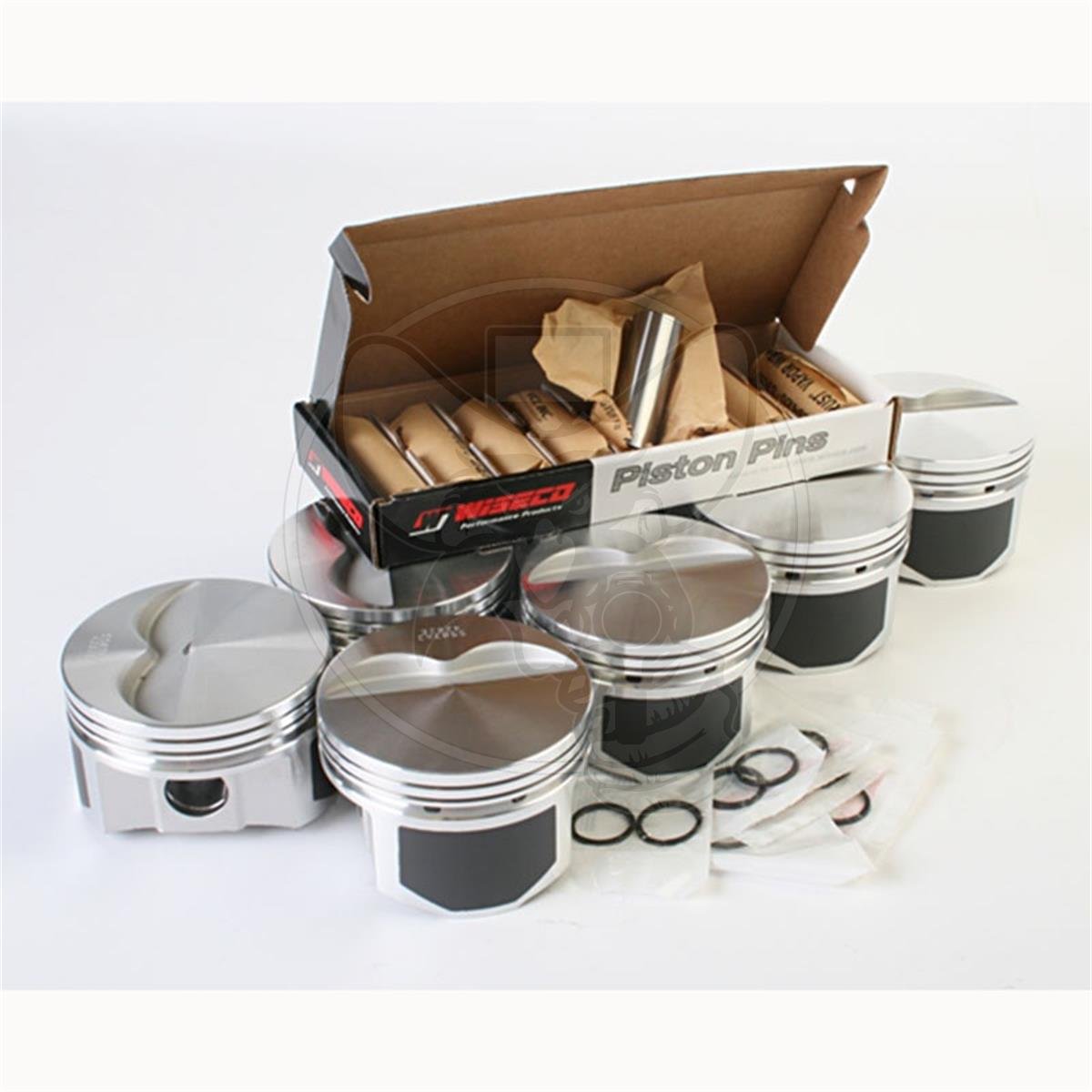 WISECO PRO TRU FORGED PISTONS/RINGS 4.000" FLAT TOP 8-SET