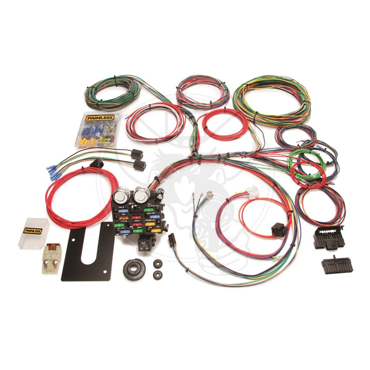 PAINLESS WIRING HARNESS KIT 21-CIRCUIT UNIVERSAL FITS GM KEYED COLUMN