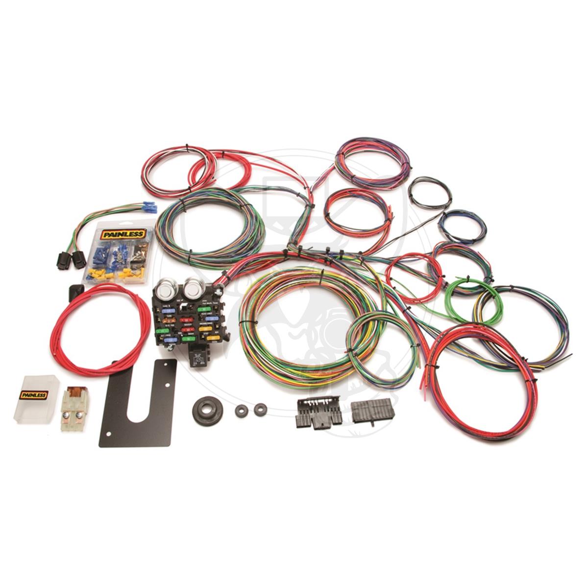 PAINLESS WIRING HARNESS KIT 21-CIRCUIT UNIVERSAL FITS NON-GM COLUMN