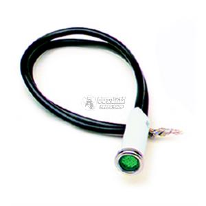 Electric outlet indicator light