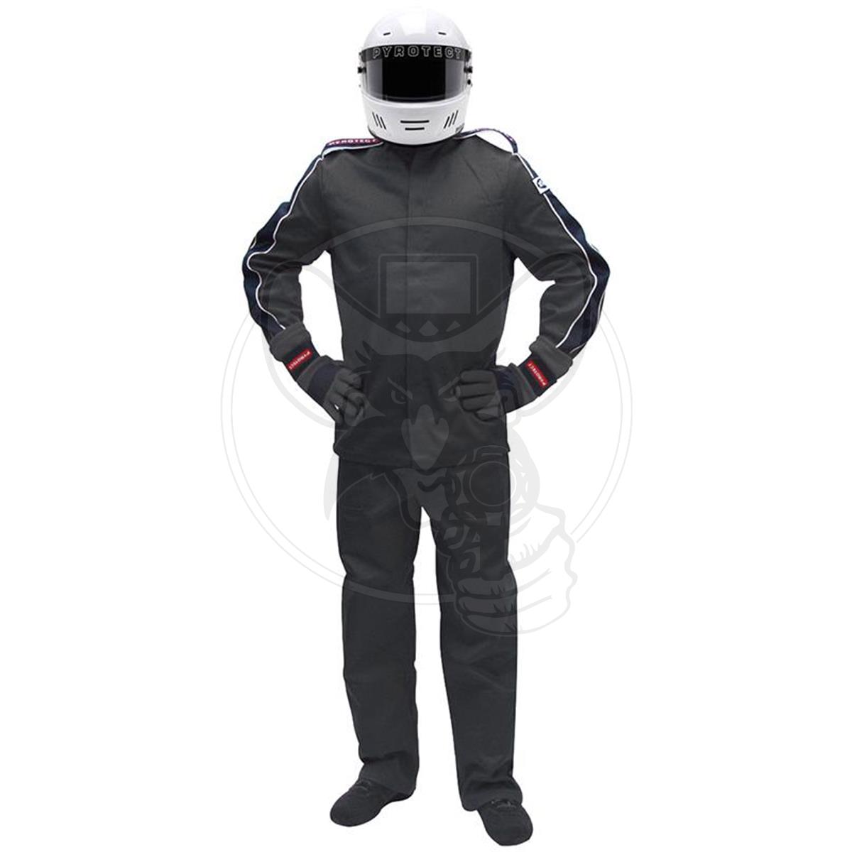 PYROTECT ELIMINATOR BLACK RACING JACKET ONLY (XXXX LARGE)