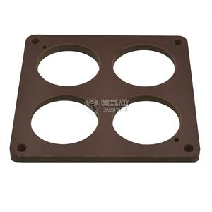 QUICKFUEL PHENOLIC 1/4" QFX 4 HOLE 2.280 CARBURETOR SPACER