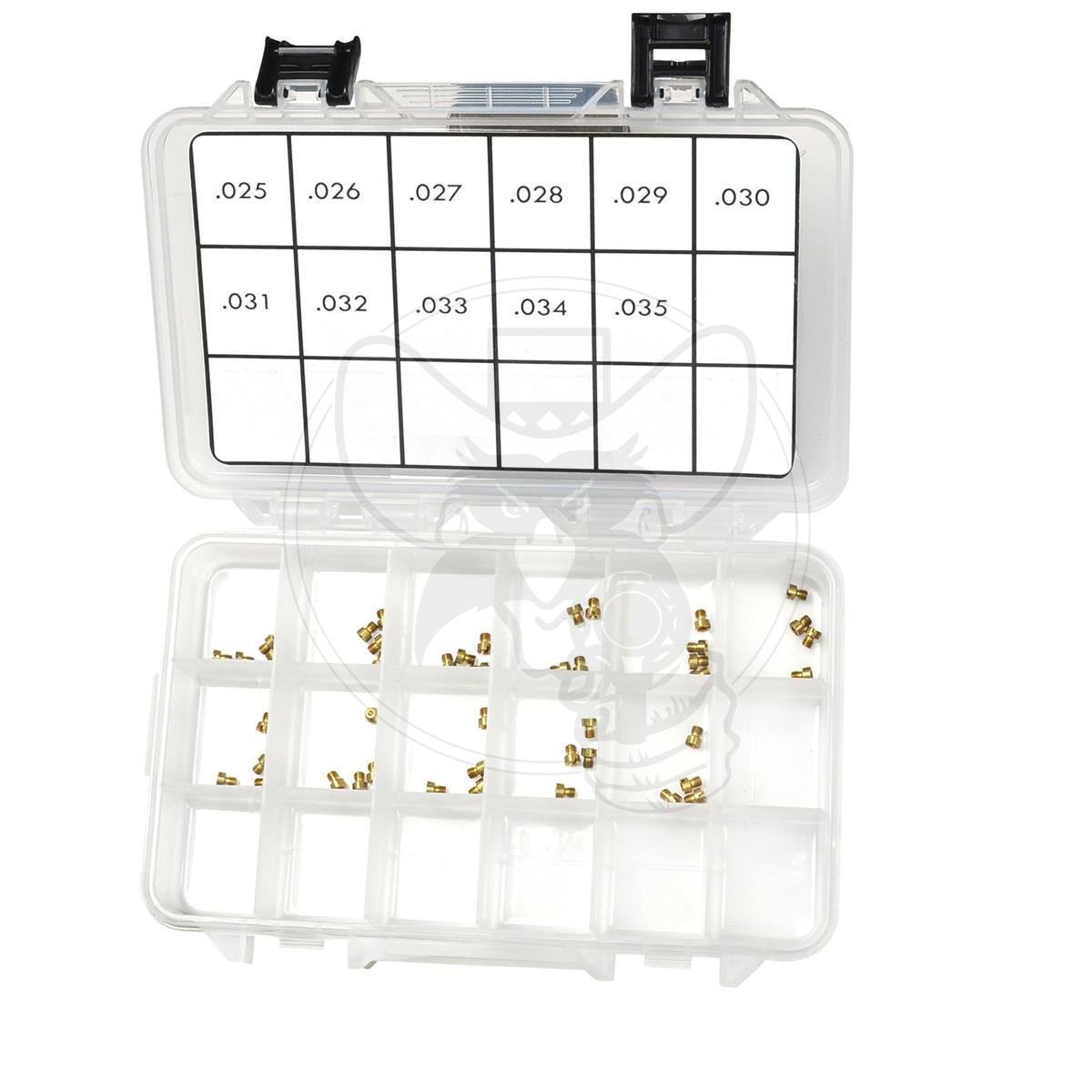 QUICKFUEL CARBY AIR BLEED ASSORTMENT KIT .045" - .055" 4 OF EACH