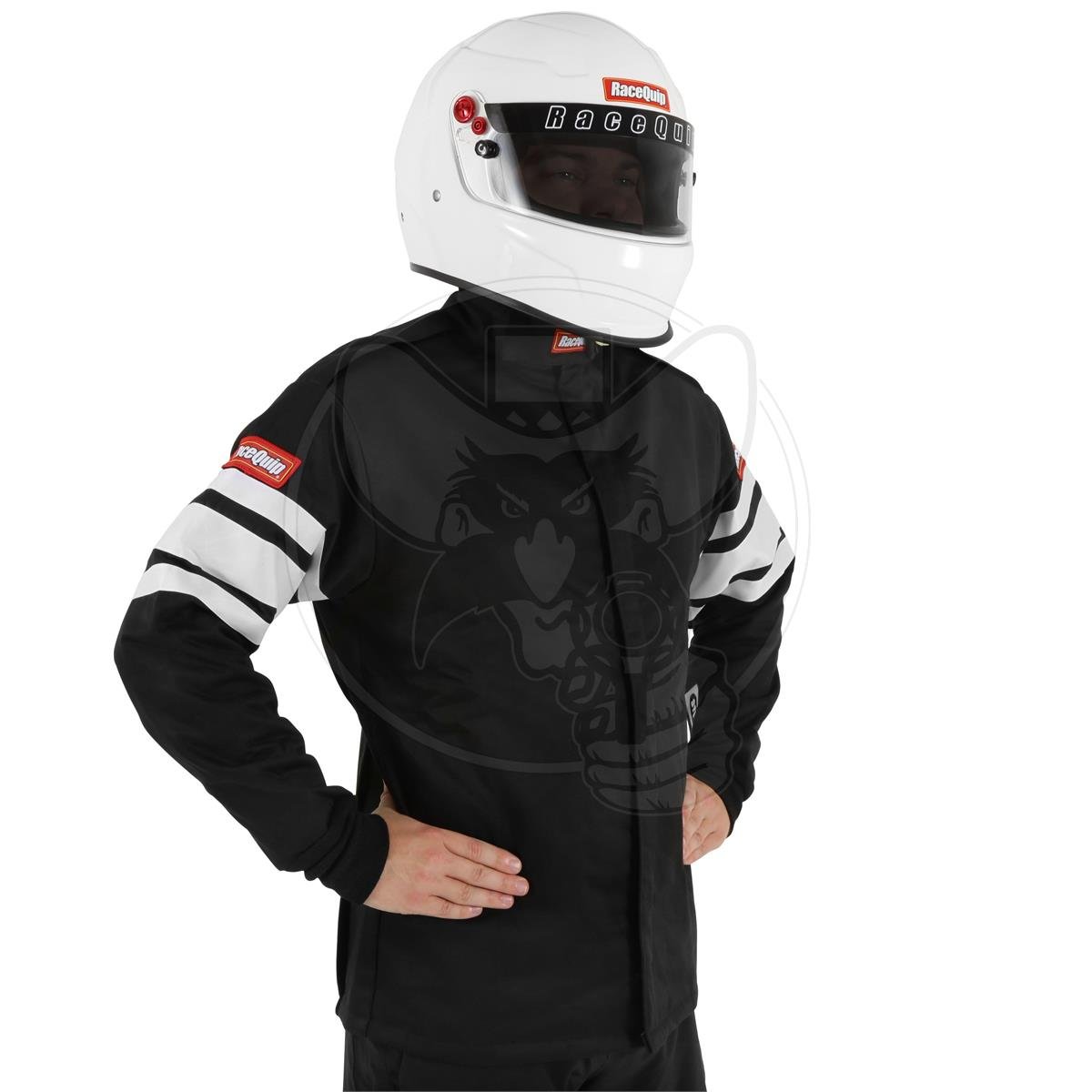 RACEQUIP SFI-5 JACKET BLACK 4X-LARGE