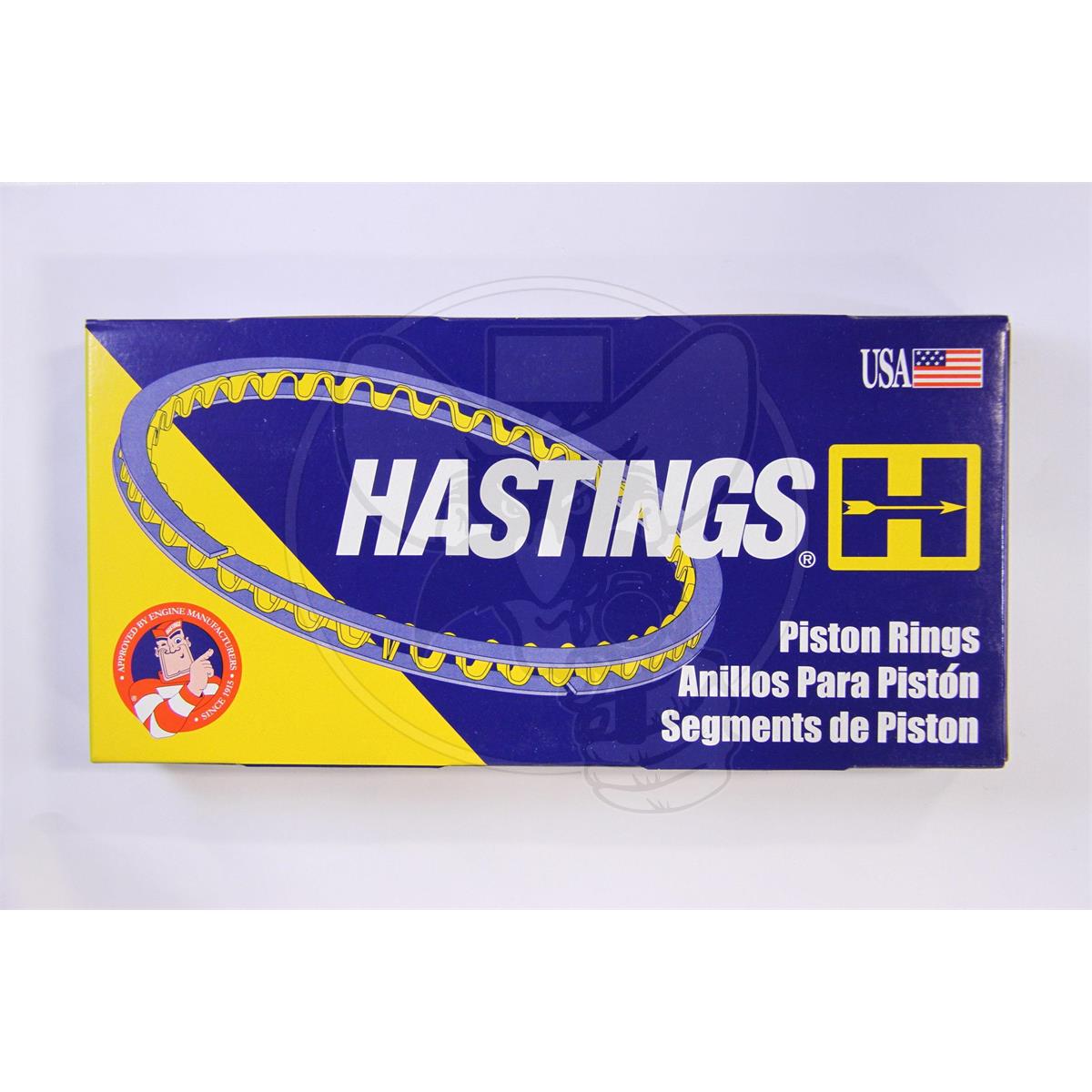 HASTINGS PISTON RINGS CAST 225 VALIANT SLANT 6 CAS