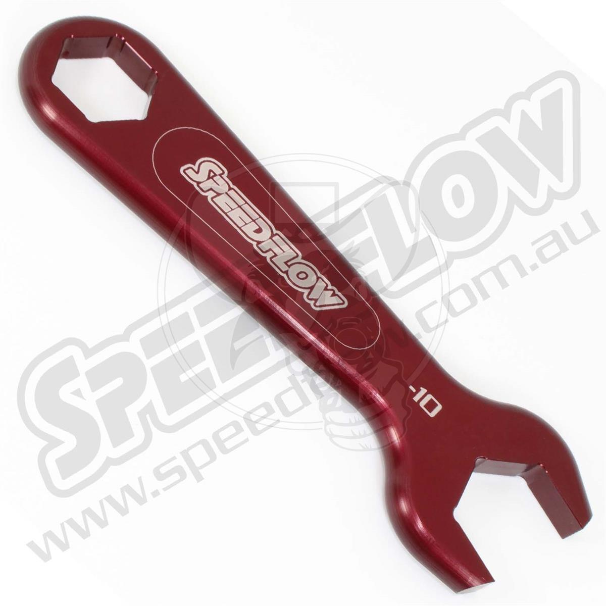 SPEEDFLOW ALUMINIUM SPANNER -10AN (1") RED