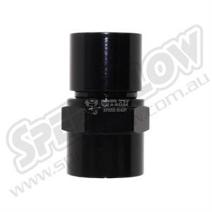 #8 ST LIGHT WT HOSE END BLACK