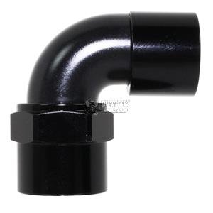 #8 90DEG LIGHT WT HOSE END BLACK