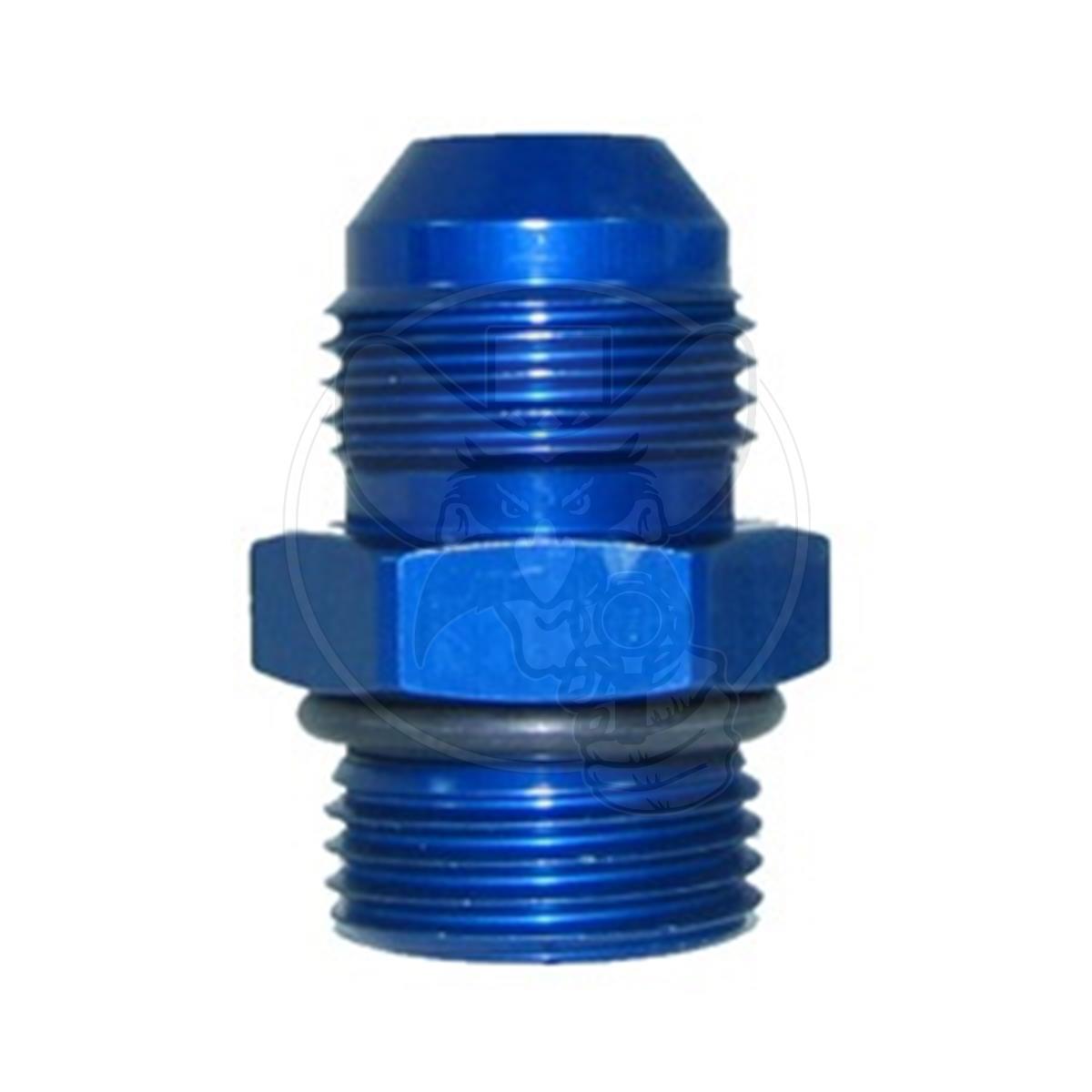 SPEEDFLOW -16 MALE to -12 O-RING PORT ADAPTER STRAIGHT BLUE EACH