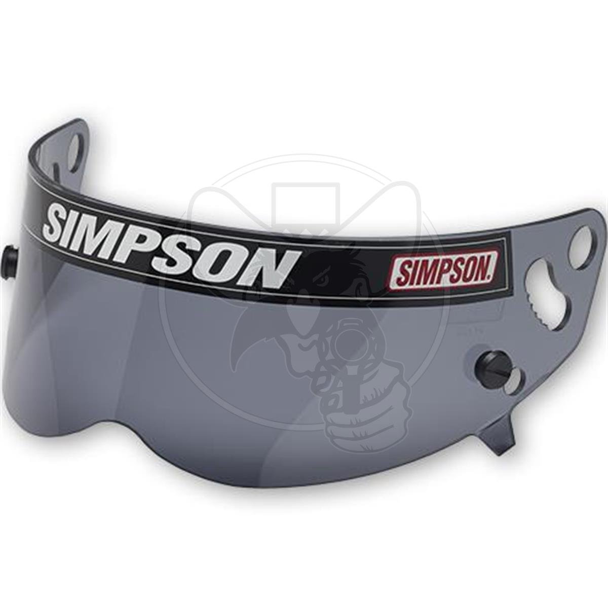 SIMPSON VISOR SMOKE SUIT DIAMOND BACK HELMET