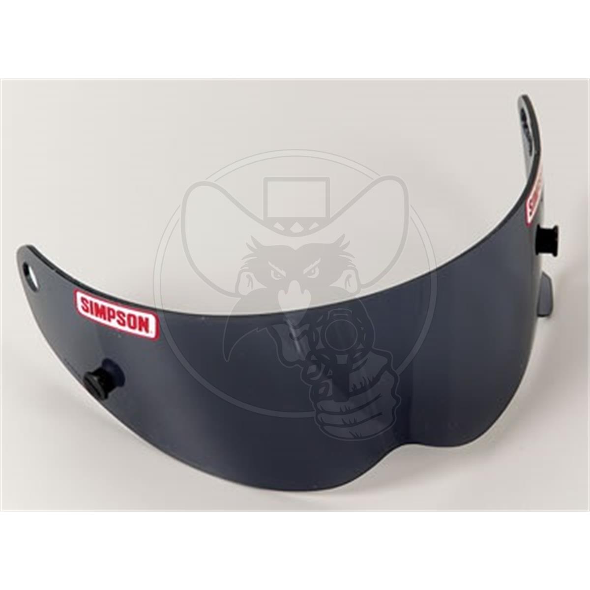 SIMPSON SMOKE HELMET VISOR/SHIELD FITS BANDIT SERIES HELMET