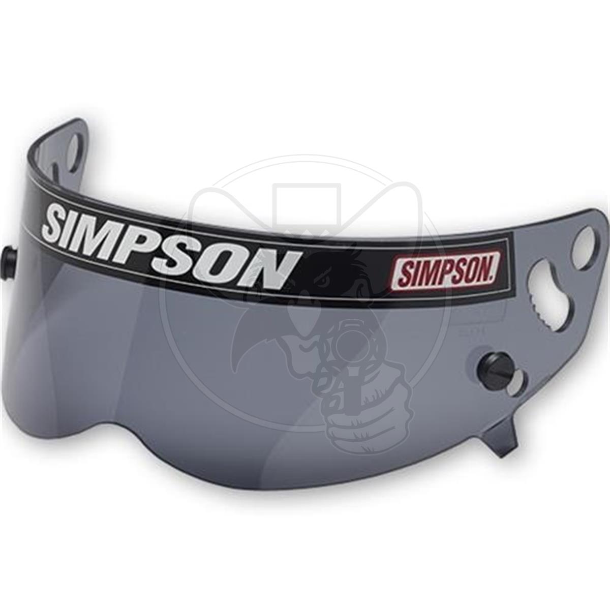 SIMPSON RACING HELMET SHIELD SMOKE VISOR - VIPER