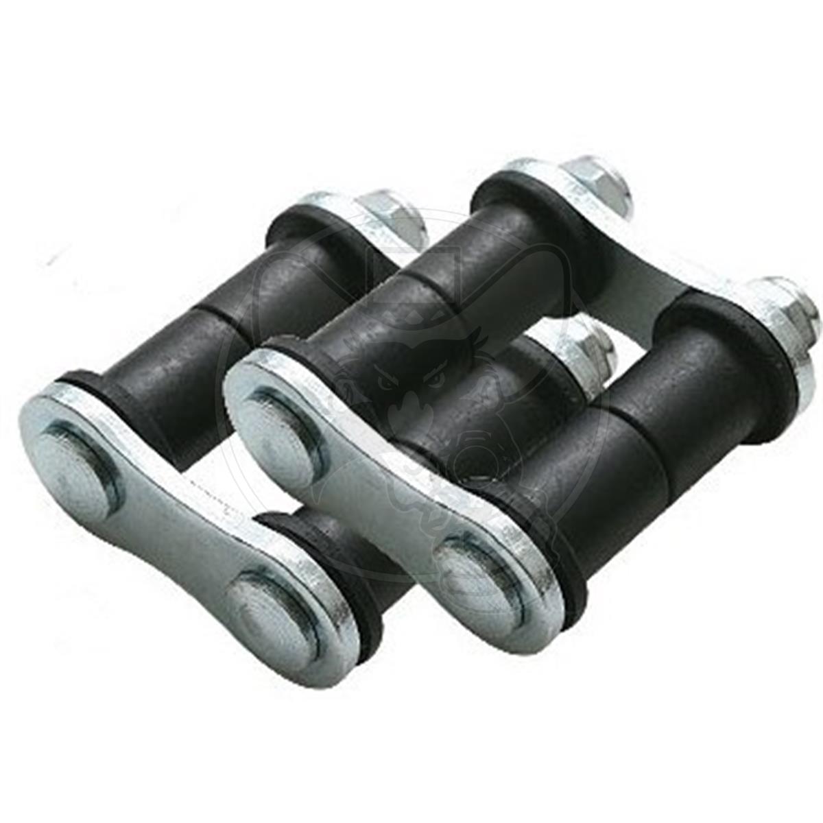 SO-CAL FRONT SHACKLES 1-3/4" ZINC PLATED STEEL - PAIR