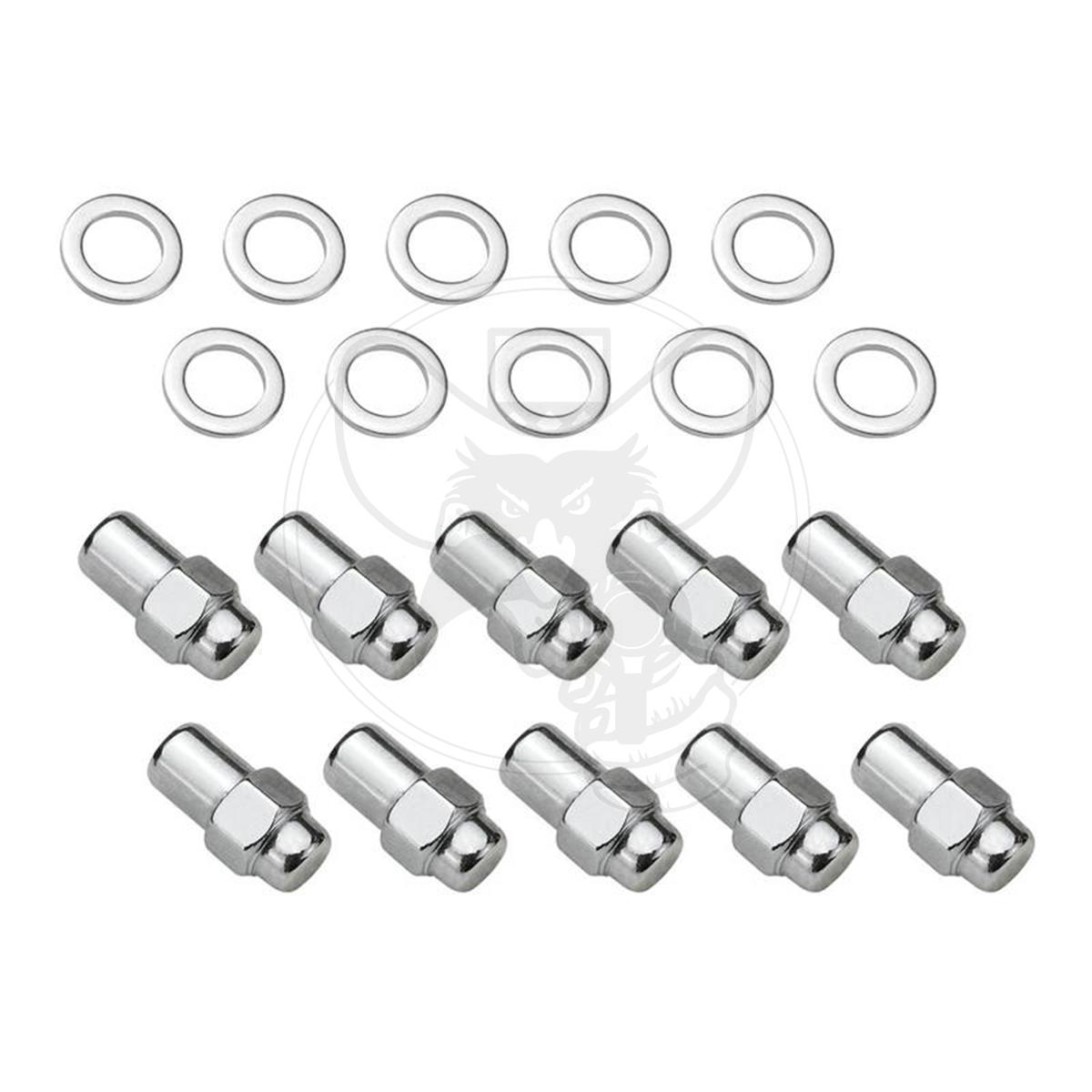 WHEEL LUG NUT KIT CHROME 002 STREET PRO MAG LENGTH
