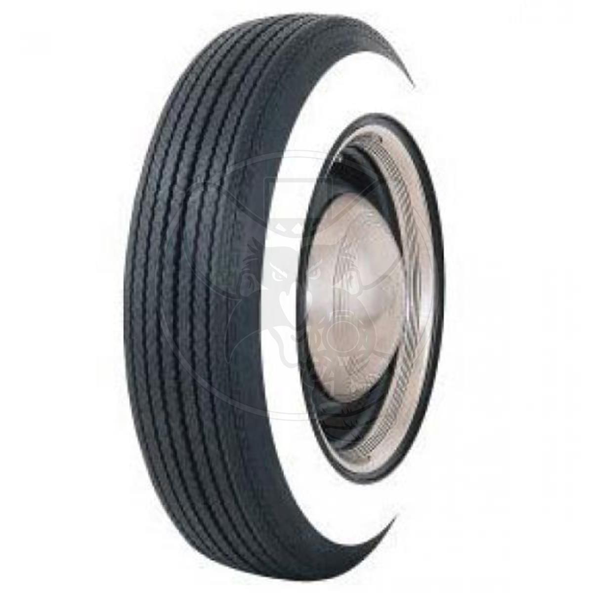 COKER BIAS PLY TYRE G78-15 WITH 2-3/4" WHITEWALL