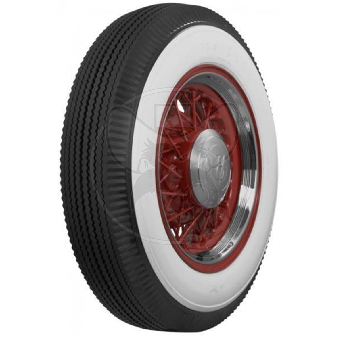 FIRESTONE TYRE BIAS PLY 6.70 x 15" WITH 3.25" WHITEWALL 28.58" OAD
