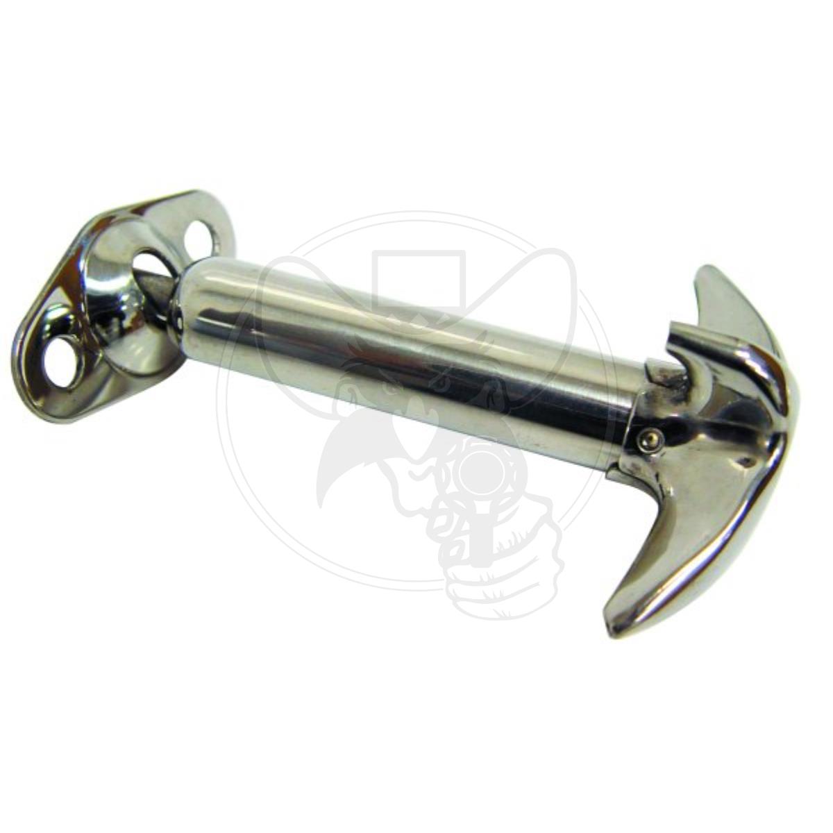VINTIQUE POLISHED STAINLESS STEEL BONNET LATCH