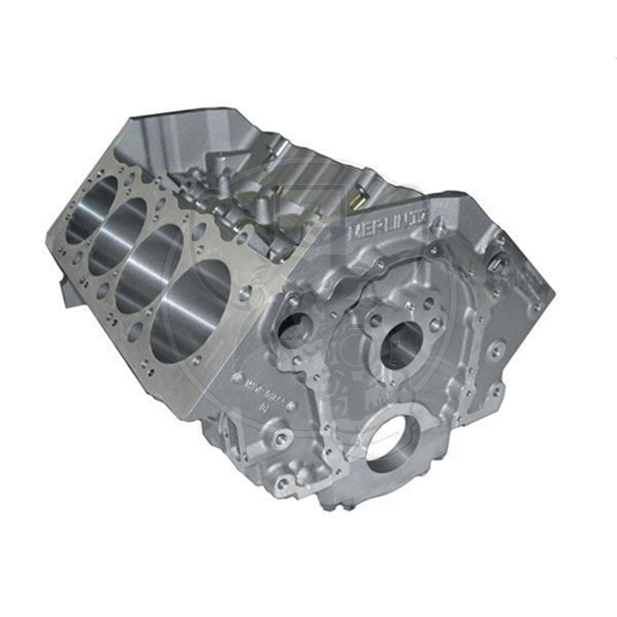 WORLD ENGINE BLOCK BARE CAST IRON MERLIN IV 9.800" DECK FITS CHEV BB