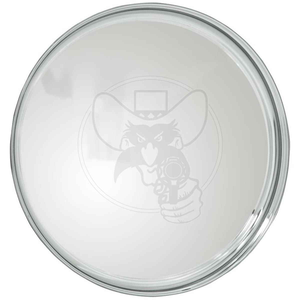 WHEEL VINTIQUES CHROME BABY MOON CAP SNAP-IN FITS 17-18" WHEELS EACH